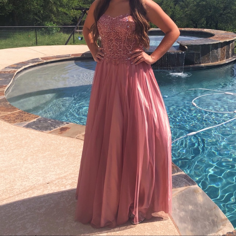 Corset prom dress